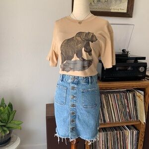Single stitch bear graphic vintage 80s tshirt 🐻 🤎